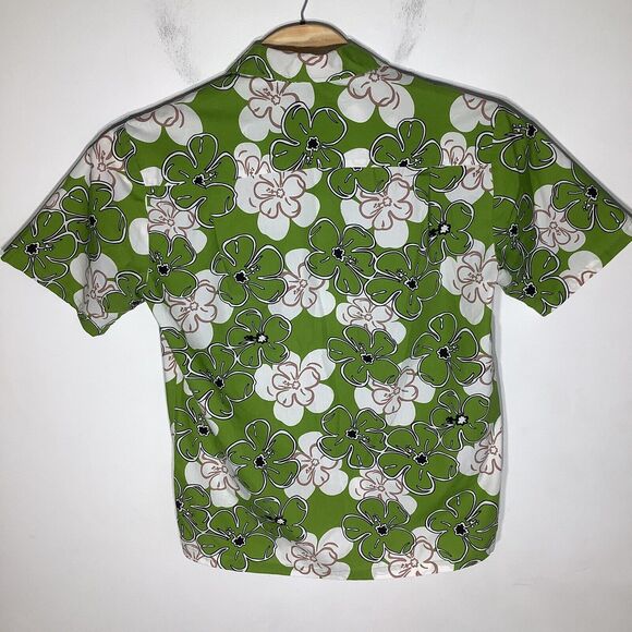 F & K Fashion Mens Short Sleeve Button Up‎ Vintage Hawaiian Shirt Size Large - Picture 3 of 5
